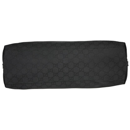 Gucci Black Canvas GG Tote Shoulder Bag