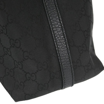 Gucci Black Canvas GG Tote Shoulder Bag