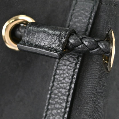 Gucci Black Canvas GG Tote Shoulder Bag