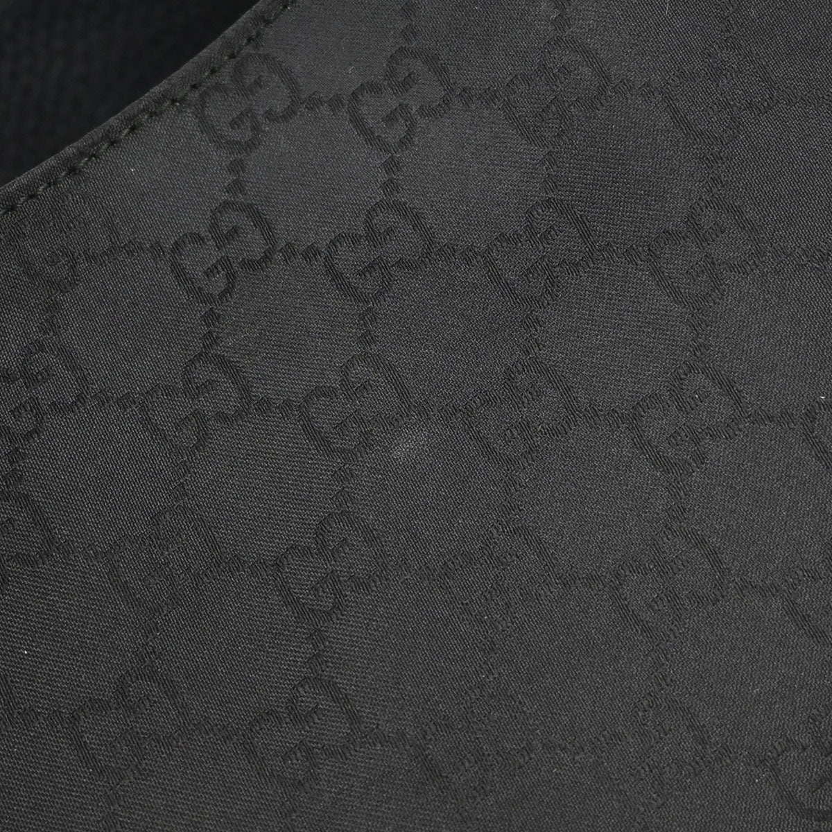Gucci Black Canvas GG Tote Shoulder Bag
