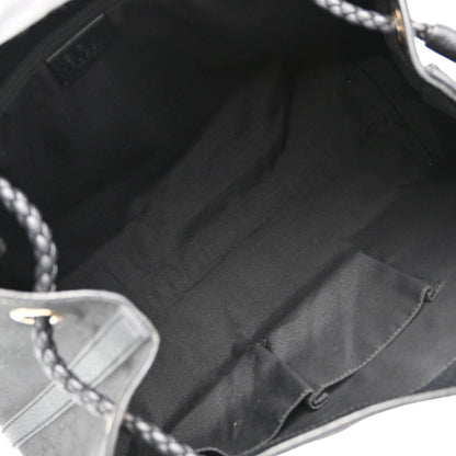 Gucci Black Canvas GG Tote Shoulder Bag