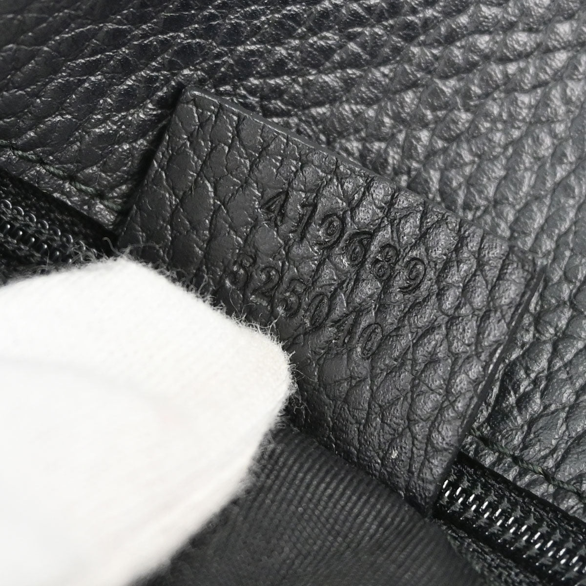 Gucci Black Canvas GG Tote Shoulder Bag