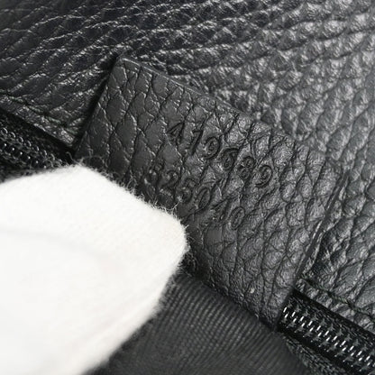 Gucci Black Canvas GG Tote Shoulder Bag