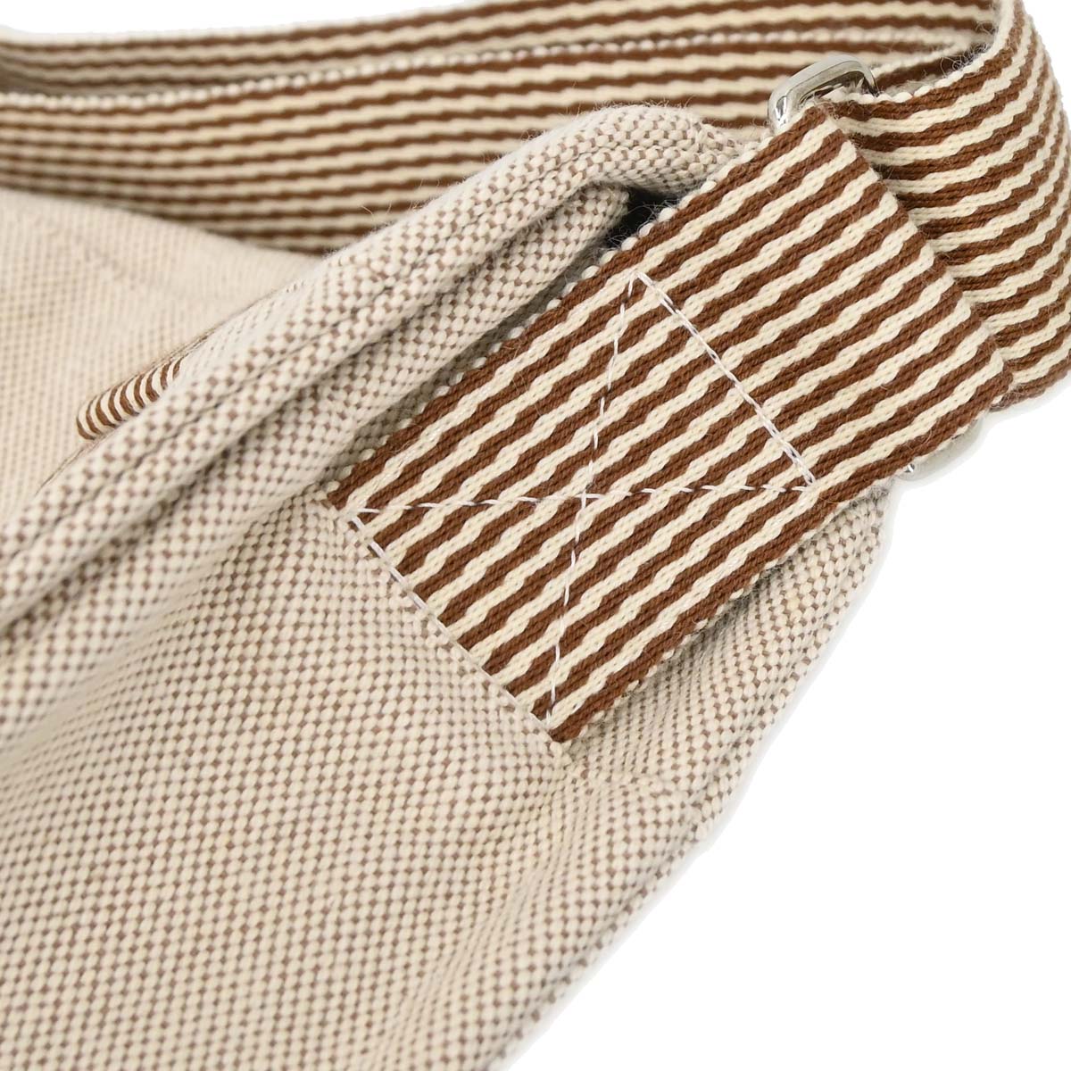 Hermes Beige Toile H Fourre Tout Besace PM Shoulder Bag