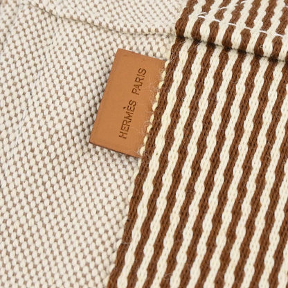 Hermes Beige Toile H Fourre Tout Besace PM Shoulder Bag