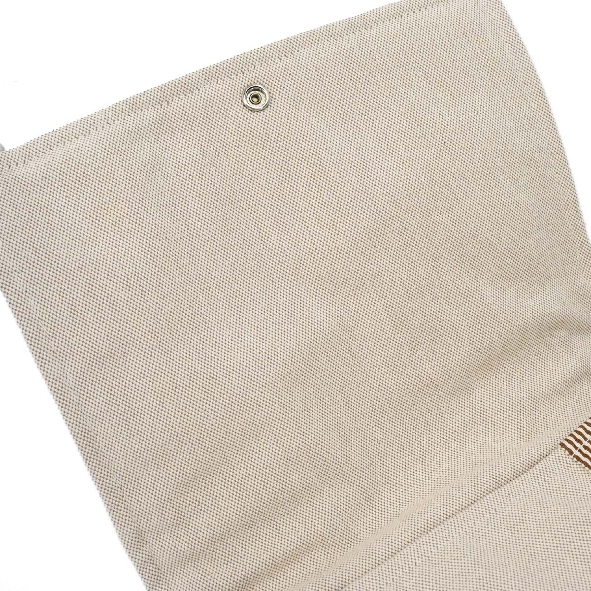 Hermes Beige Toile H Fourre Tout Besace PM Shoulder Bag
