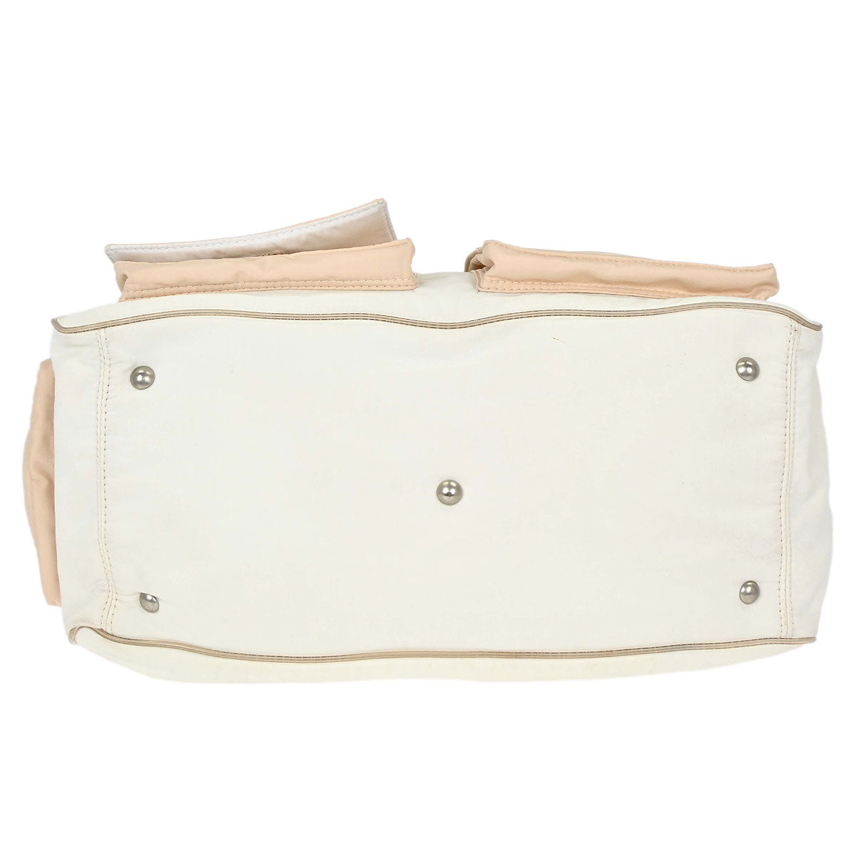 Chanel 2000-2002 White Nylon Sport Line Messenger Shoulder Bag