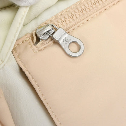 Chanel 2000-2002 White Nylon Sport Line Messenger Shoulder Bag
