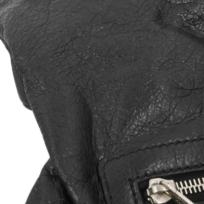 Balenciaga Black Lambskin Briefcase Business Handbag
