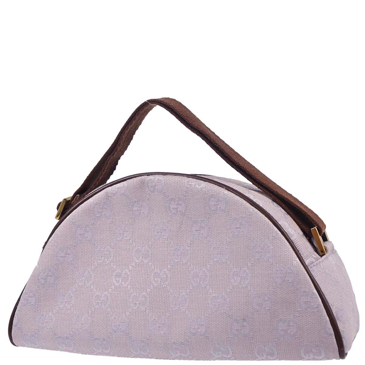 Gucci Purple Canvas GG Handbag