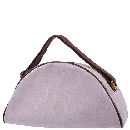 Gucci Purple Canvas GG Handbag