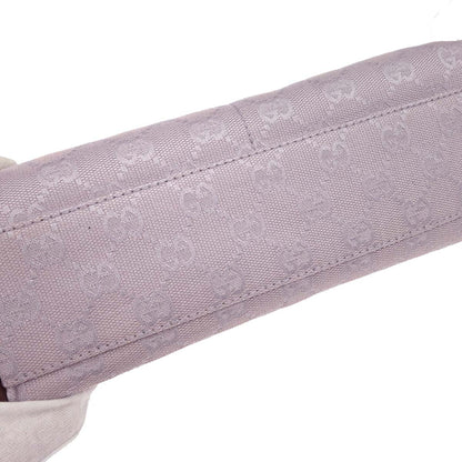 Gucci Purple Canvas GG Handbag