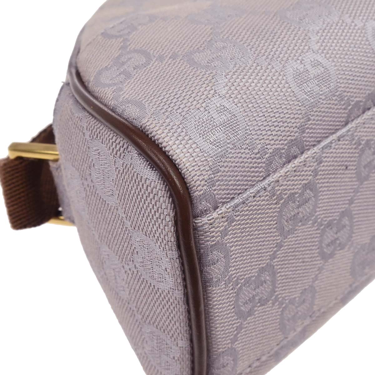 Gucci Purple Canvas GG Handbag