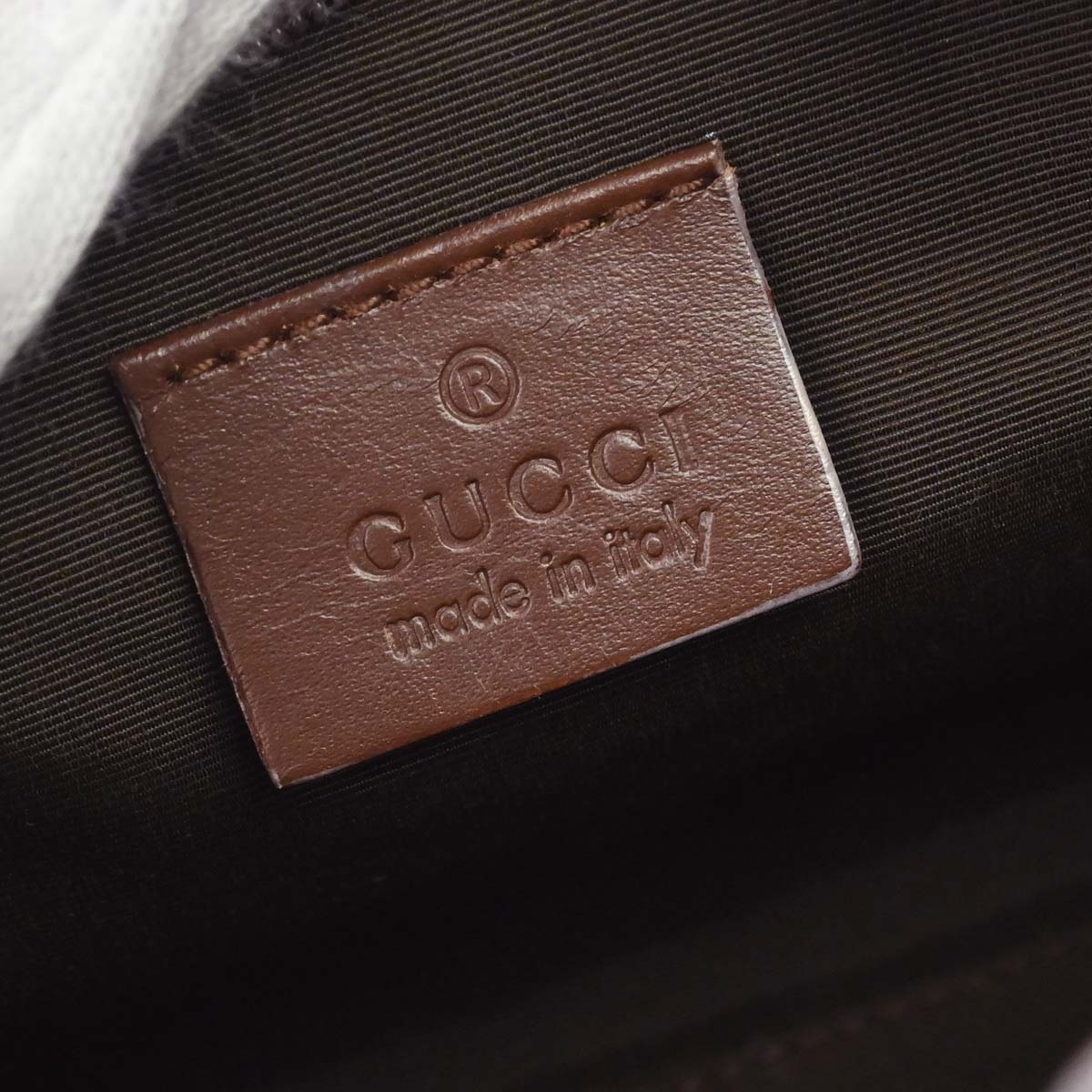 Gucci Purple Canvas GG Handbag