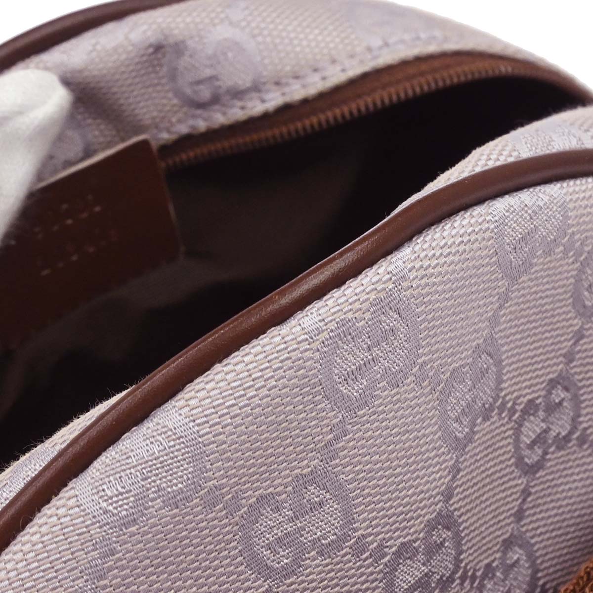 Gucci Purple Canvas GG Handbag