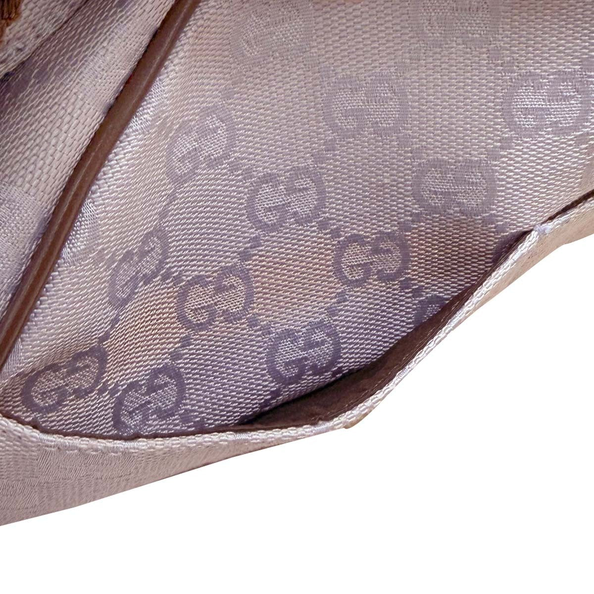 Gucci Purple Canvas GG Handbag