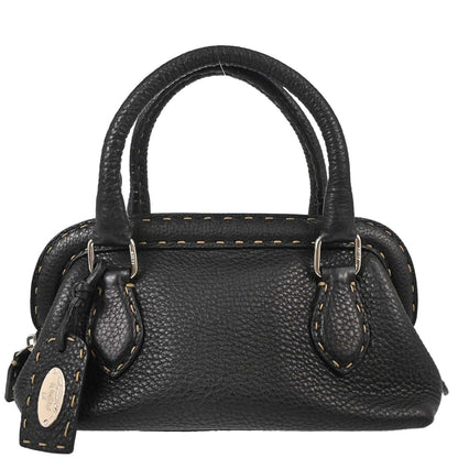 Fendi Black Selleria Handbag