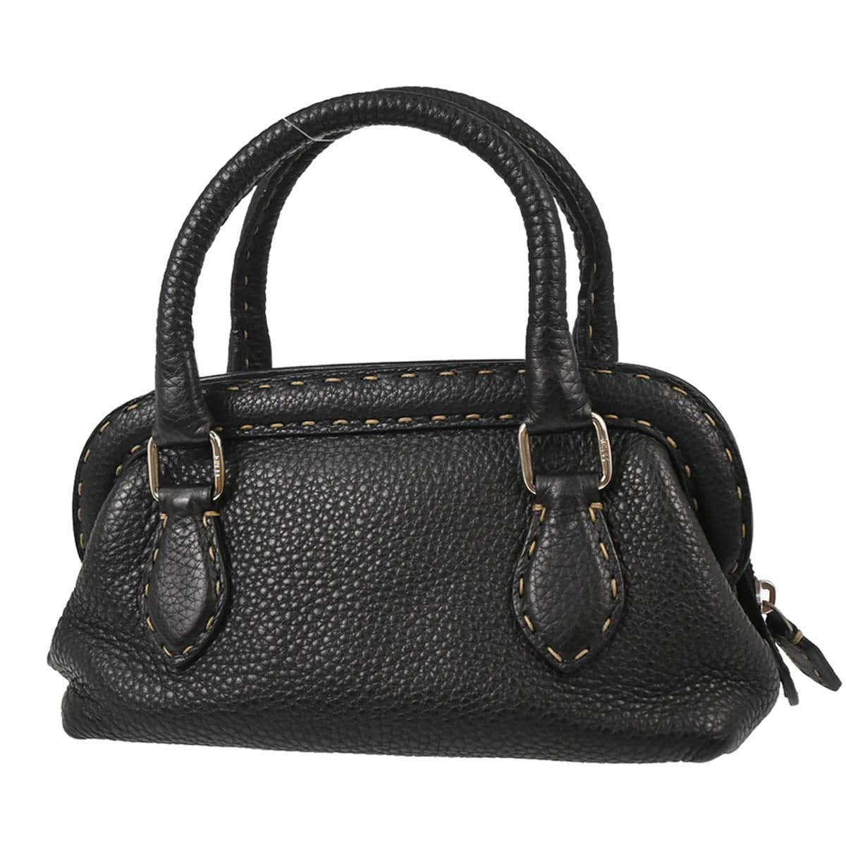 Fendi Black Selleria Handbag