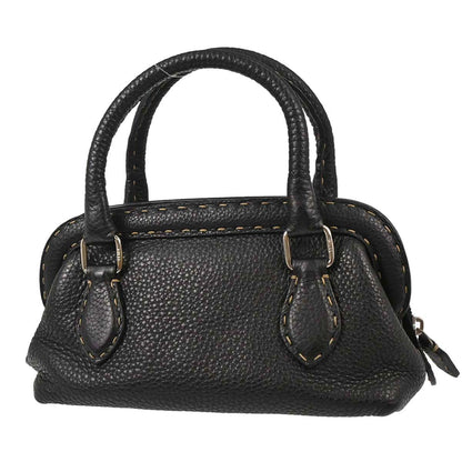 Fendi Black Selleria Handbag
