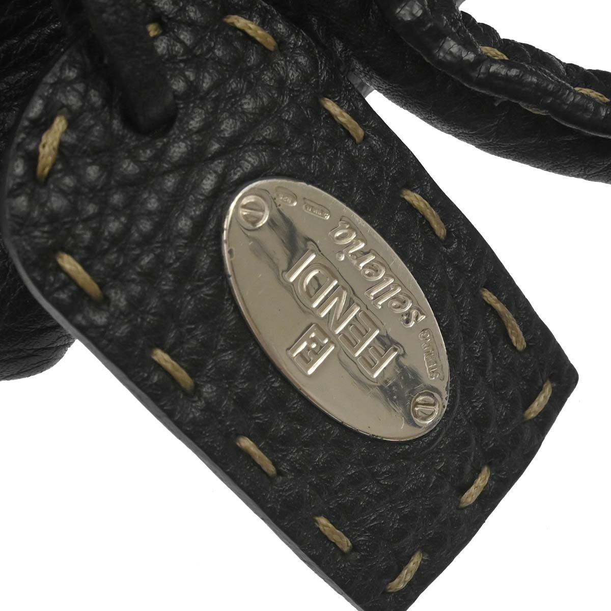 Fendi Black Selleria Handbag