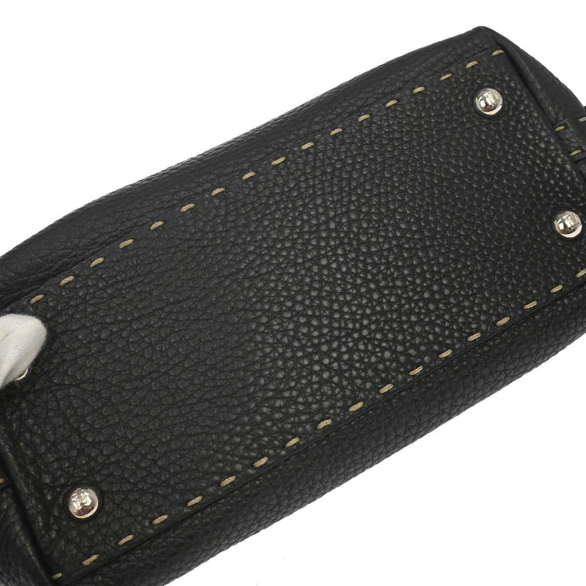 Fendi Black Selleria Handbag