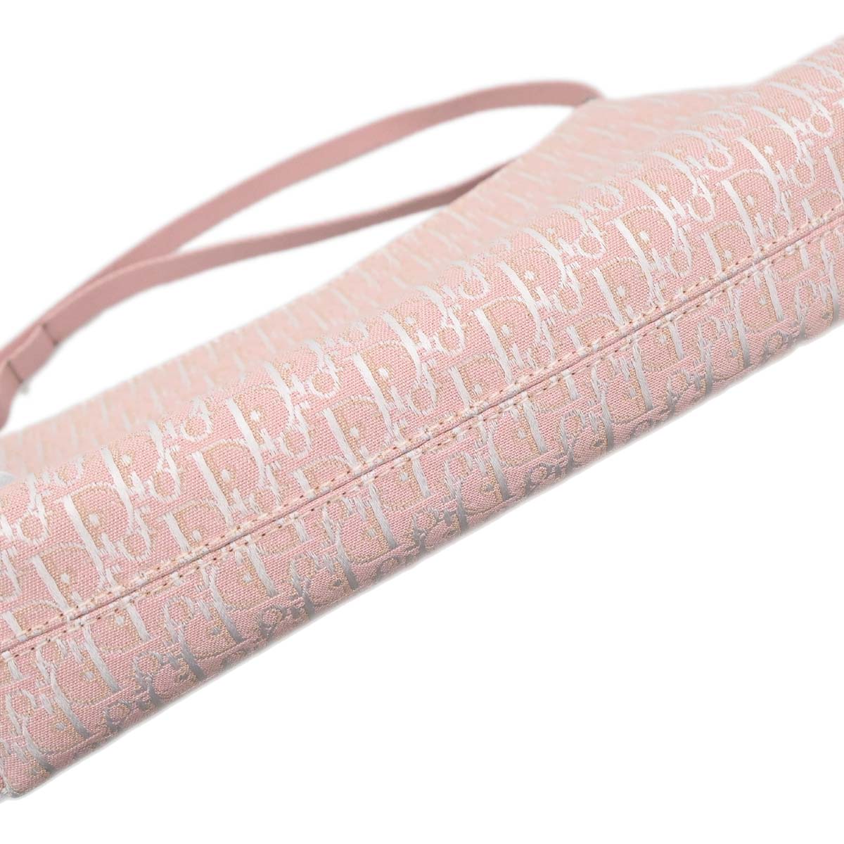 Christian Dior Pink Canvas Trotter Handbag