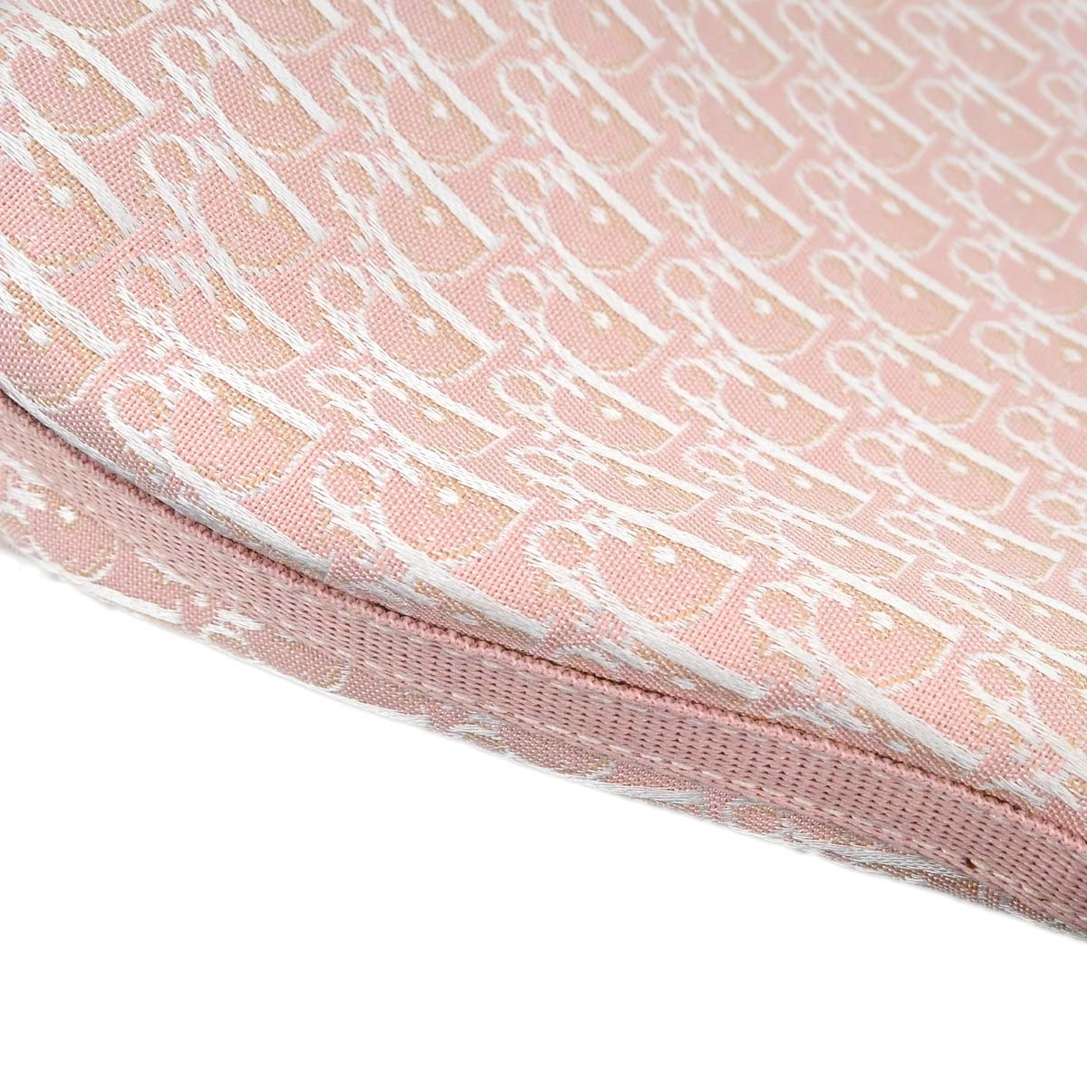 Christian Dior Pink Canvas Trotter Handbag