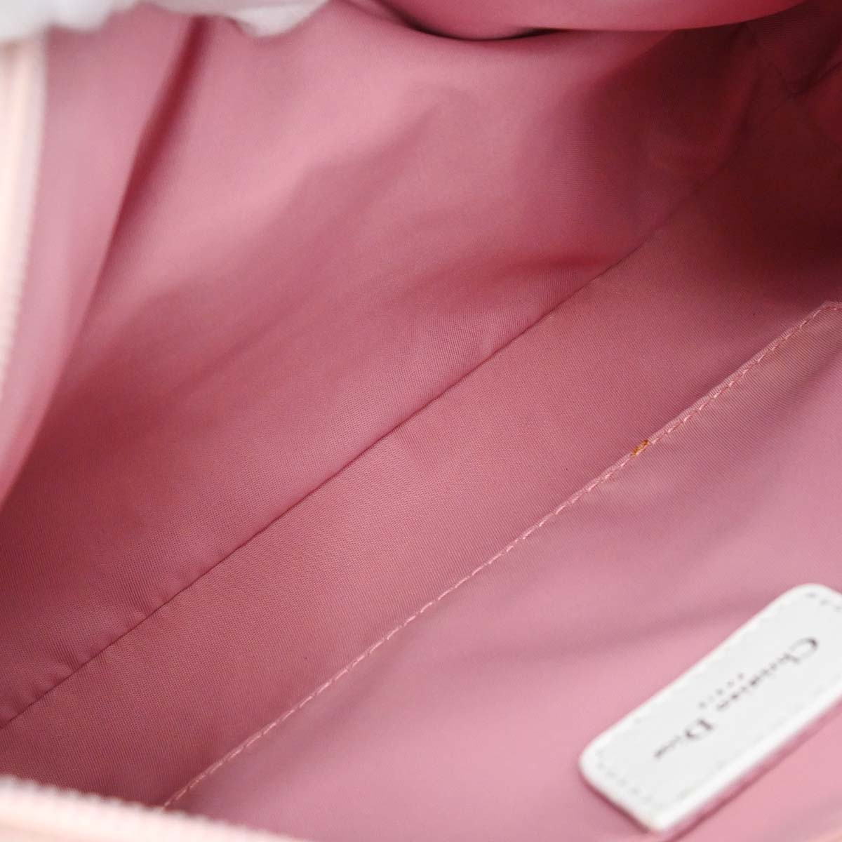 Christian Dior Pink Canvas Trotter Handbag