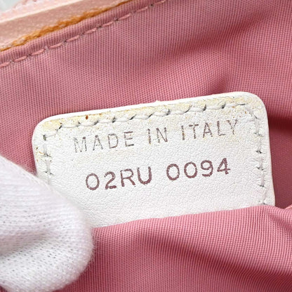 Christian Dior Pink Canvas Trotter Handbag