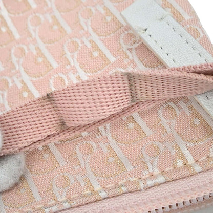 Christian Dior Pink Canvas Trotter Handbag