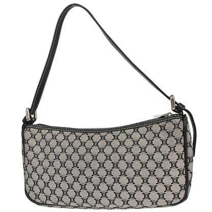 Celine Gray Black Macadam Handbag