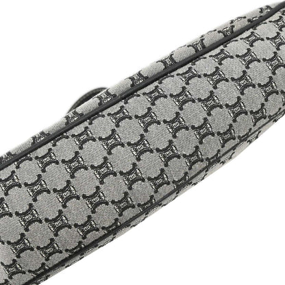 Celine Gray Black Macadam Handbag