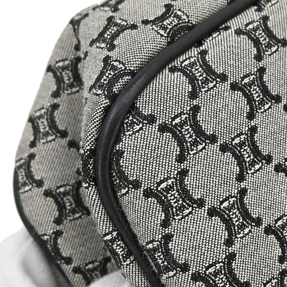 Celine Gray Black Macadam Handbag