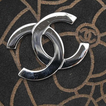 Chanel 2005-2006 Black Suede Camellia Shoulder Bag