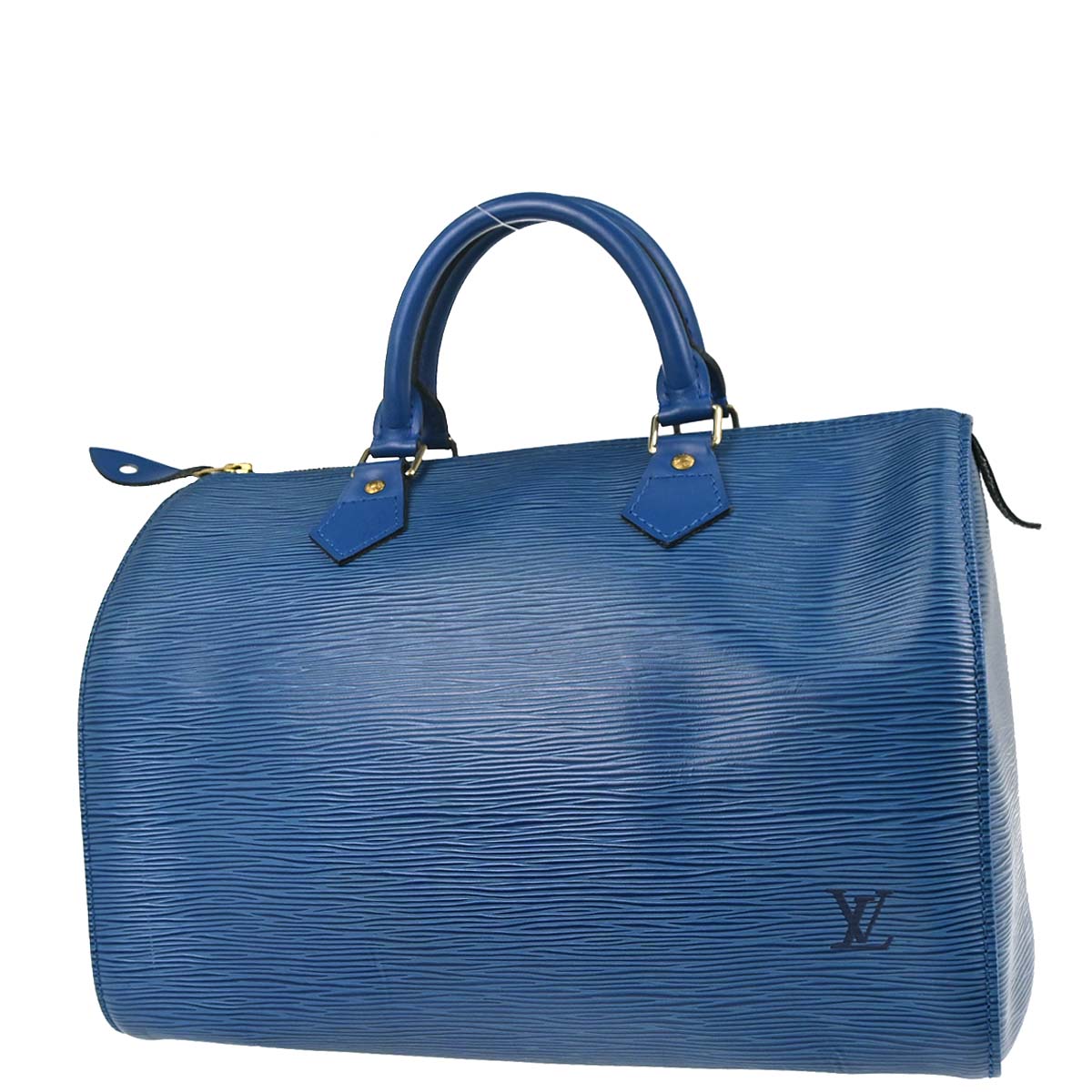 Louis Vuitton Blue Epi Speedy 30 Handbag M43005