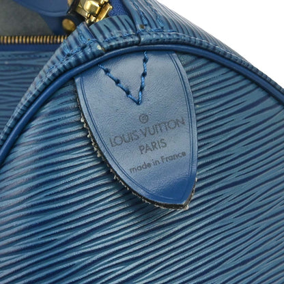 Louis Vuitton Blue Epi Speedy 30 Handbag M43005