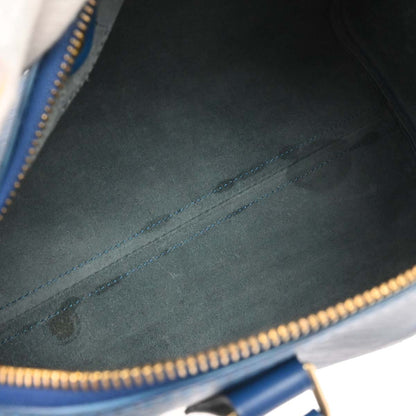 Louis Vuitton Blue Epi Speedy 30 Handbag M43005