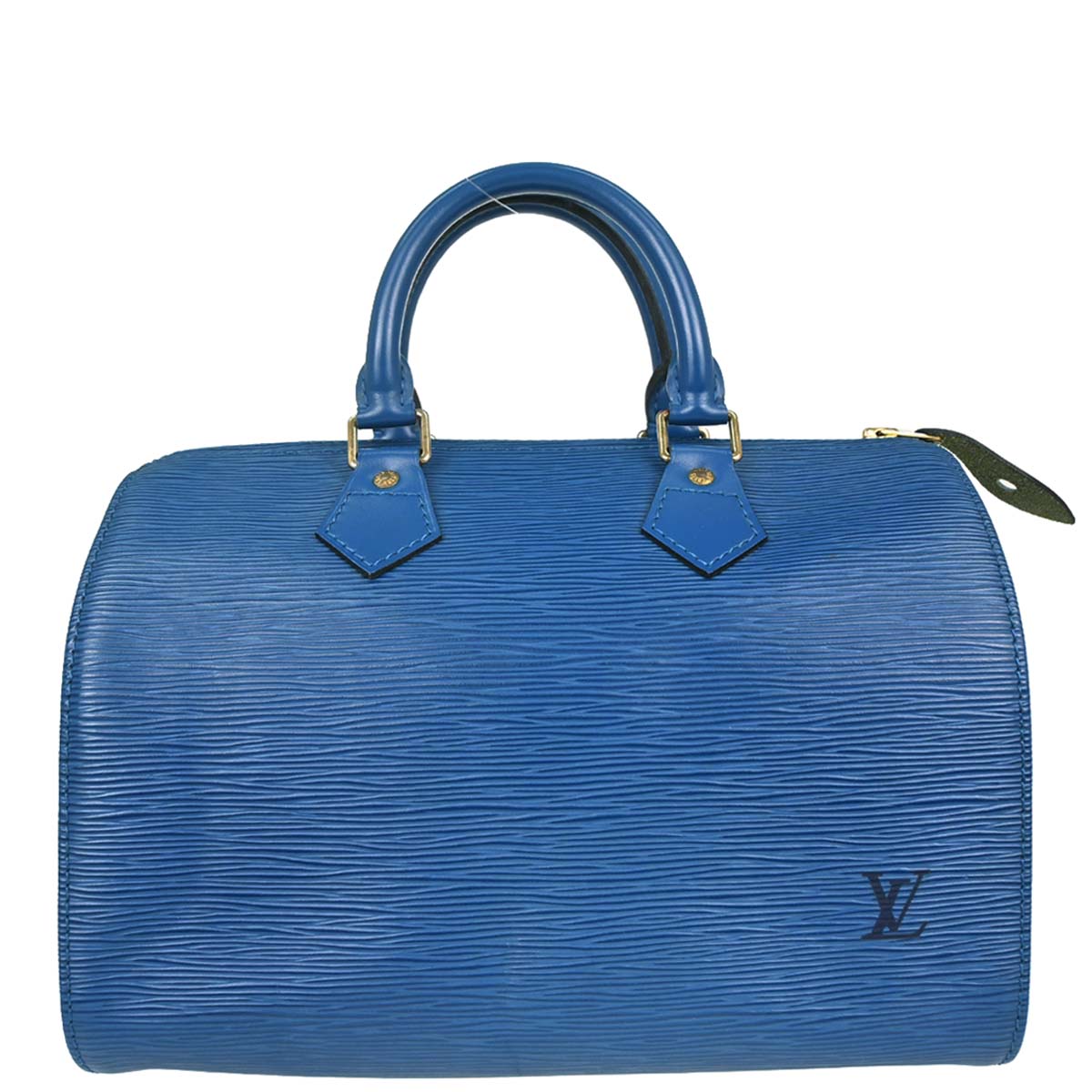 Louis Vuitton Blue Epi Speedy 25 Handbag M43015