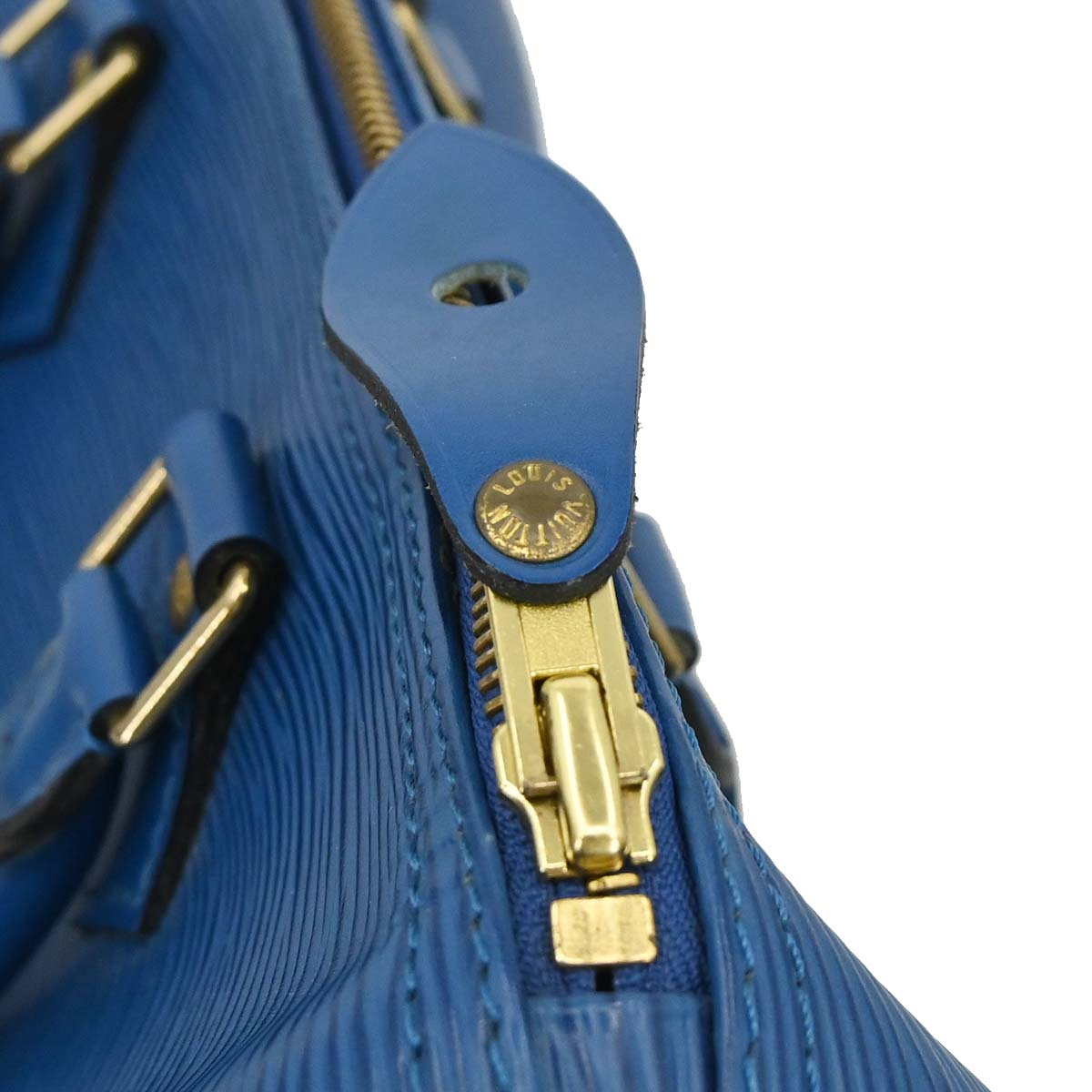 Louis Vuitton Blue Epi Speedy 25 Handbag M43015