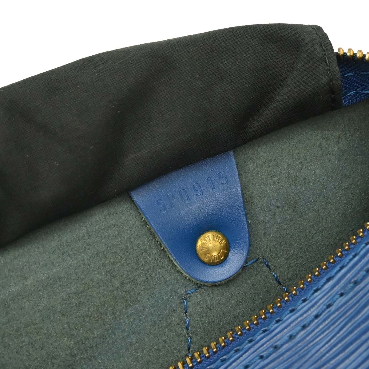 Louis Vuitton Blue Epi Speedy 25 Handbag M43015