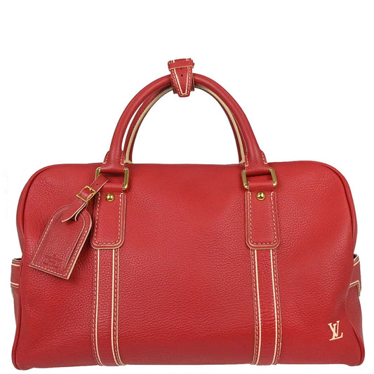 Louis Vuitton 2006 Red Tobago Carryall Duffle Handbag M95140
