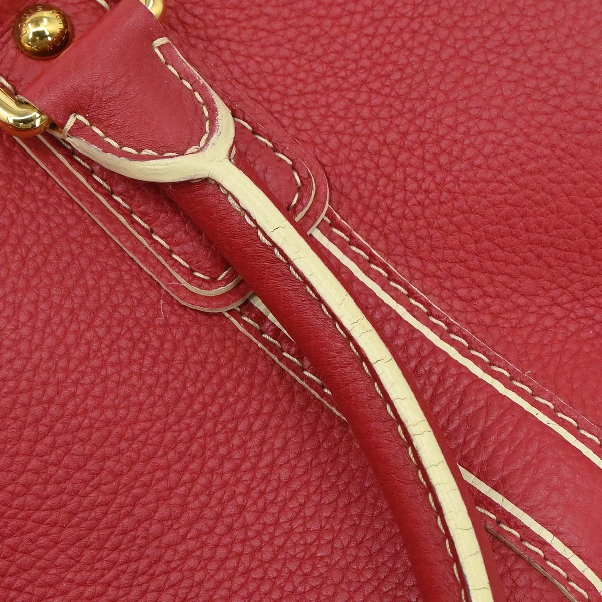 Louis Vuitton Red Tobago Carryall Duffle Handbag M95140
