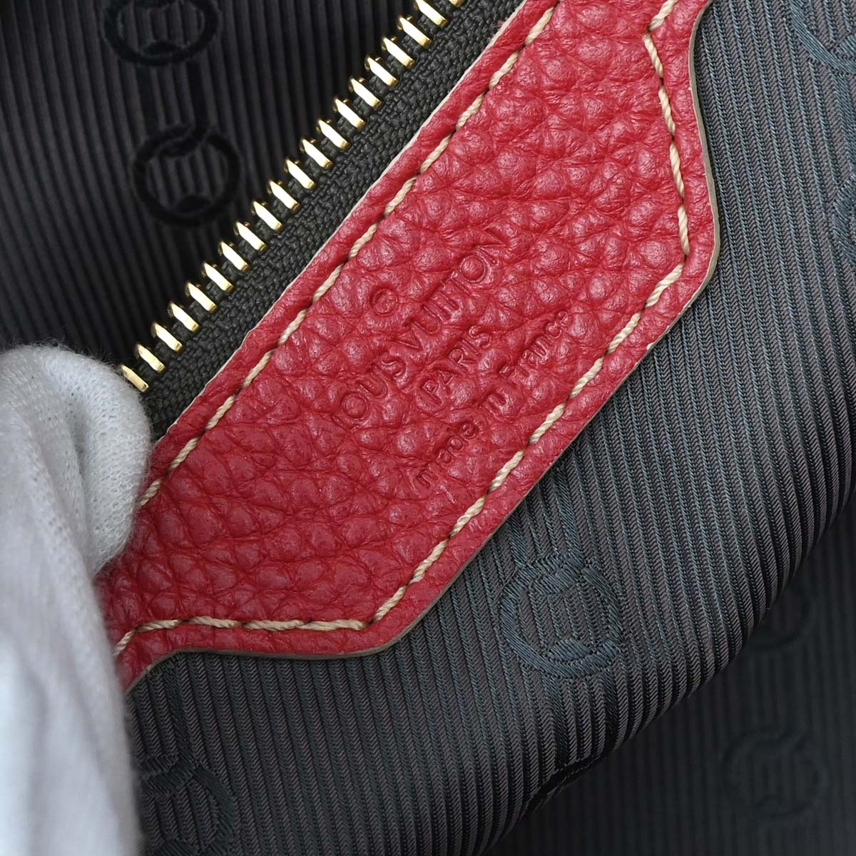 Louis Vuitton Red Tobago Carryall Duffle Handbag M95140