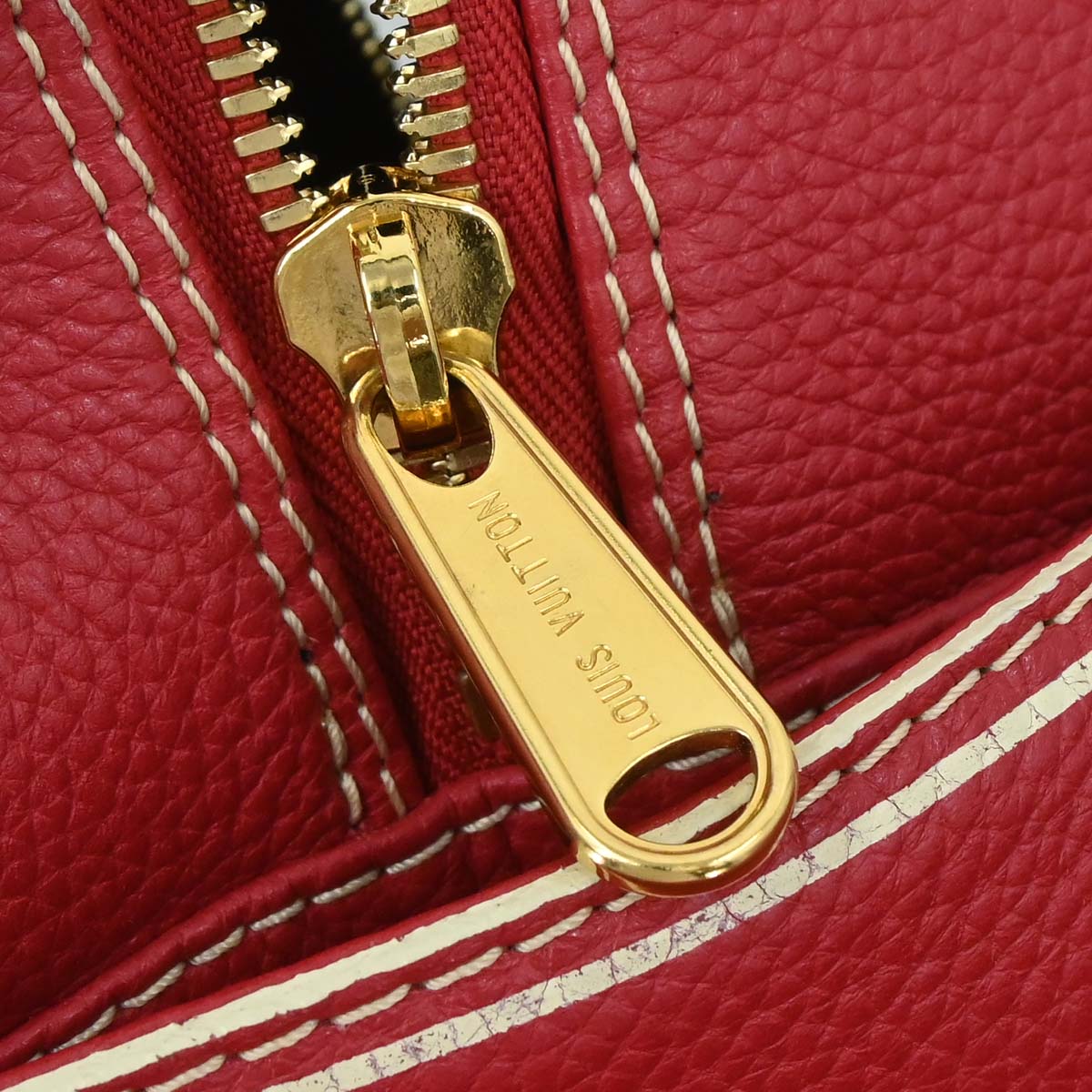 Louis Vuitton Red Tobago Carryall Duffle Handbag M95140
