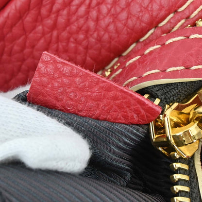 Louis Vuitton Red Tobago Carryall Duffle Handbag M95140