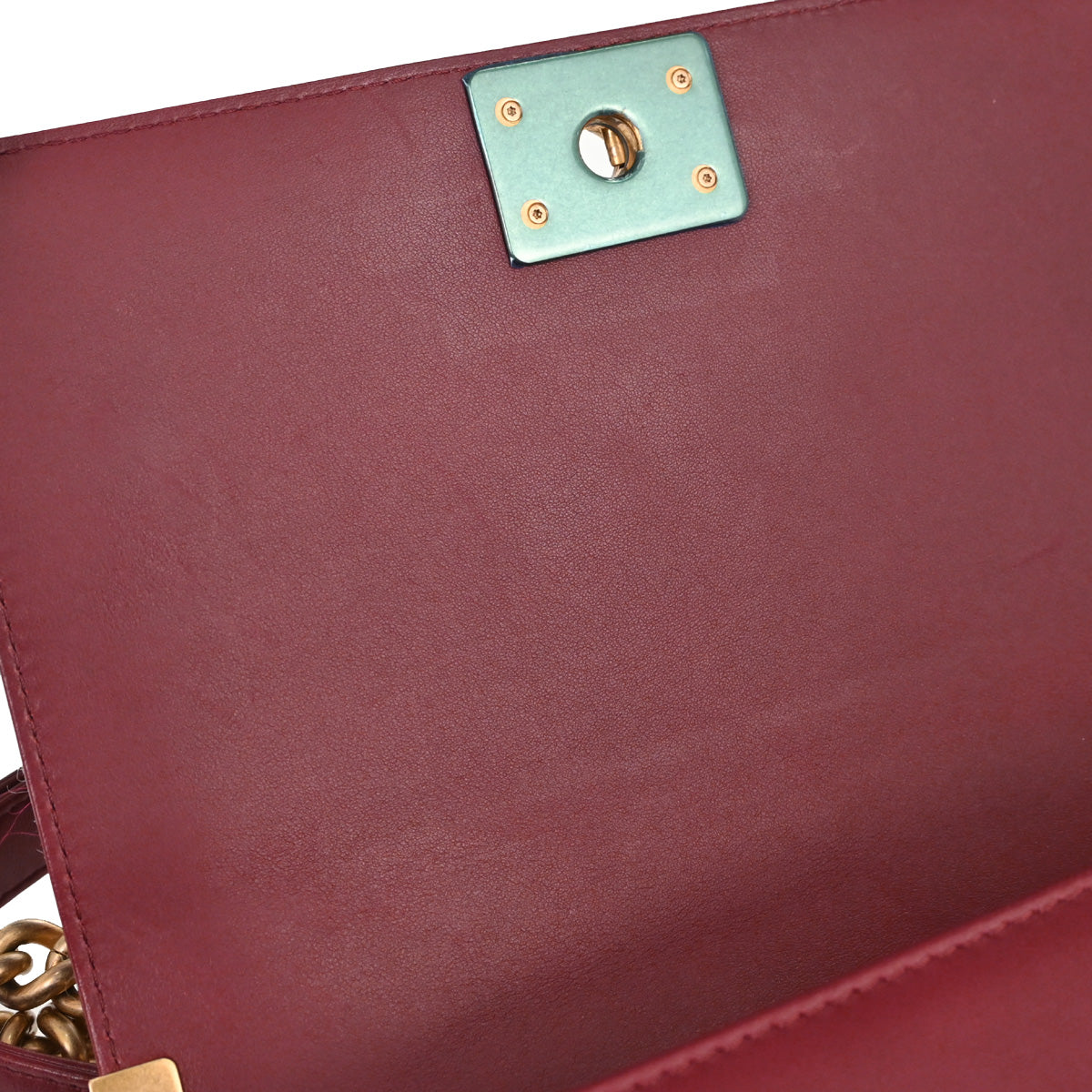 Boy Chanel 2016-2017 Red Lambskin Tweed Medium Shoulder Bag