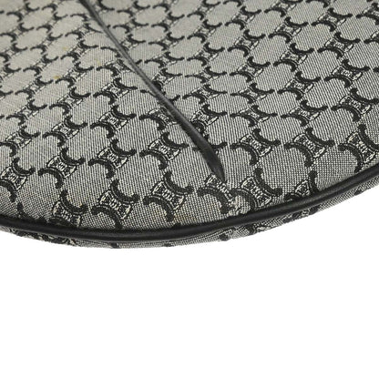 Celine * Gray Black Macadam Handbag