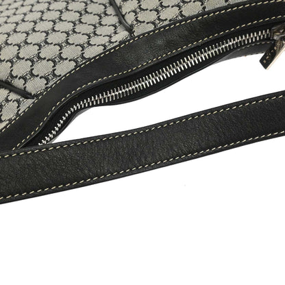 Celine * Gray Black Macadam Handbag