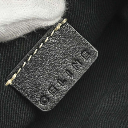 Celine * Gray Black Macadam Handbag