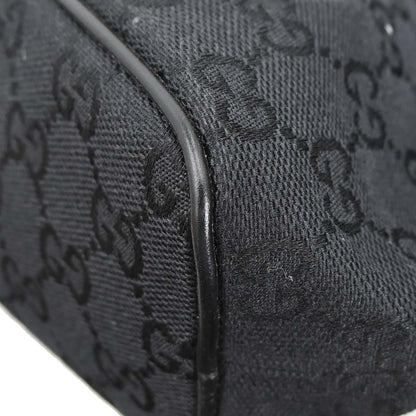Gucci Black Canvas GG Handbag